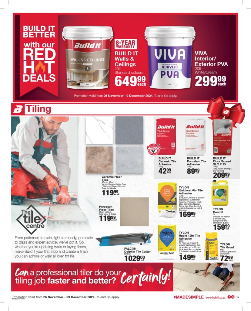 In-store Specials (26 Nov 2024 – 9 Dec 2024)